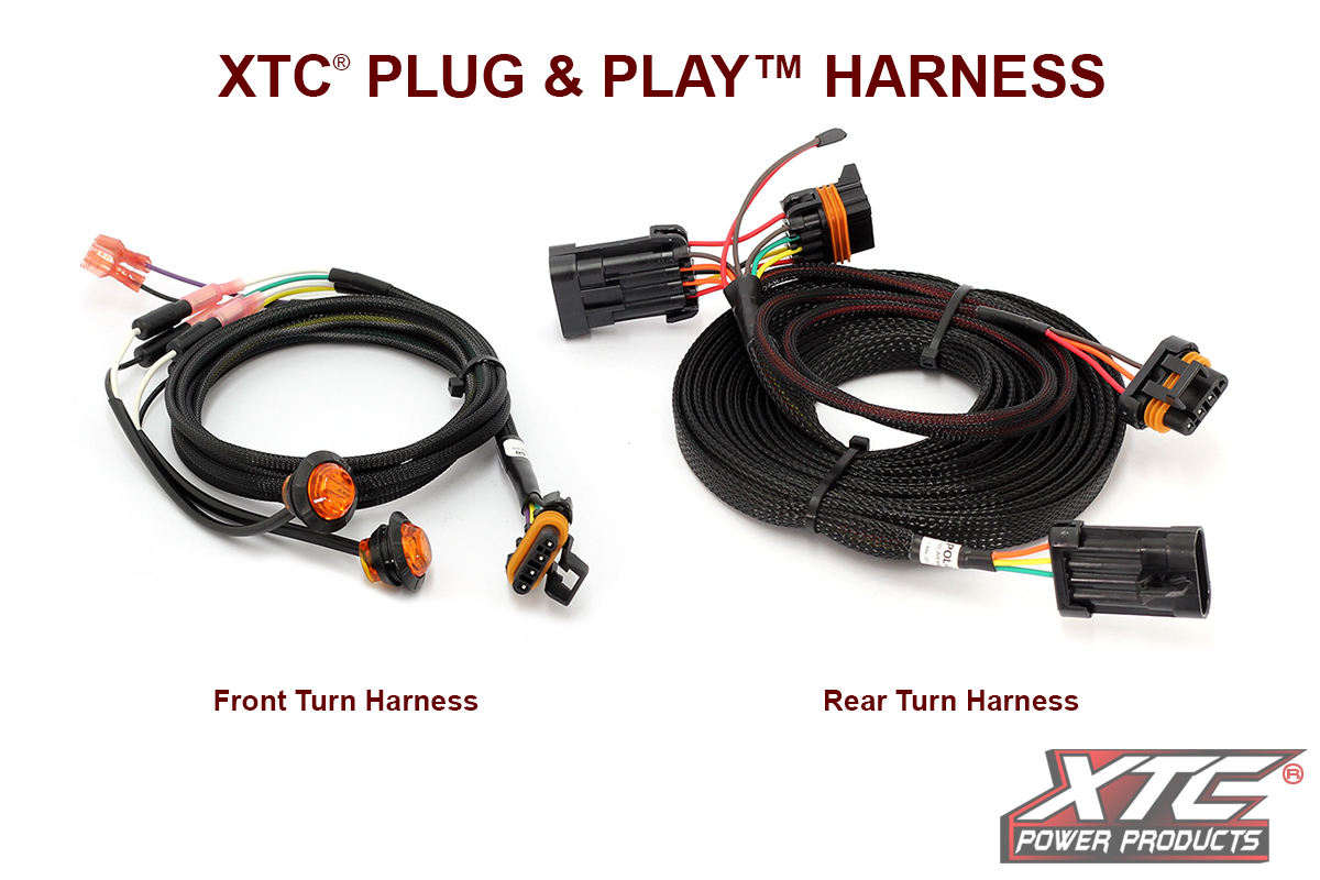 RZR TURBO S & 2019 RZR XP models w/3rd Brake light Plug and Play Turn Signal System W/Horn uses Factory Brake Lights