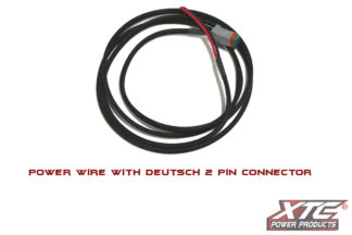 9' Power Wire with Deutsch 2 Pin Connector on one end