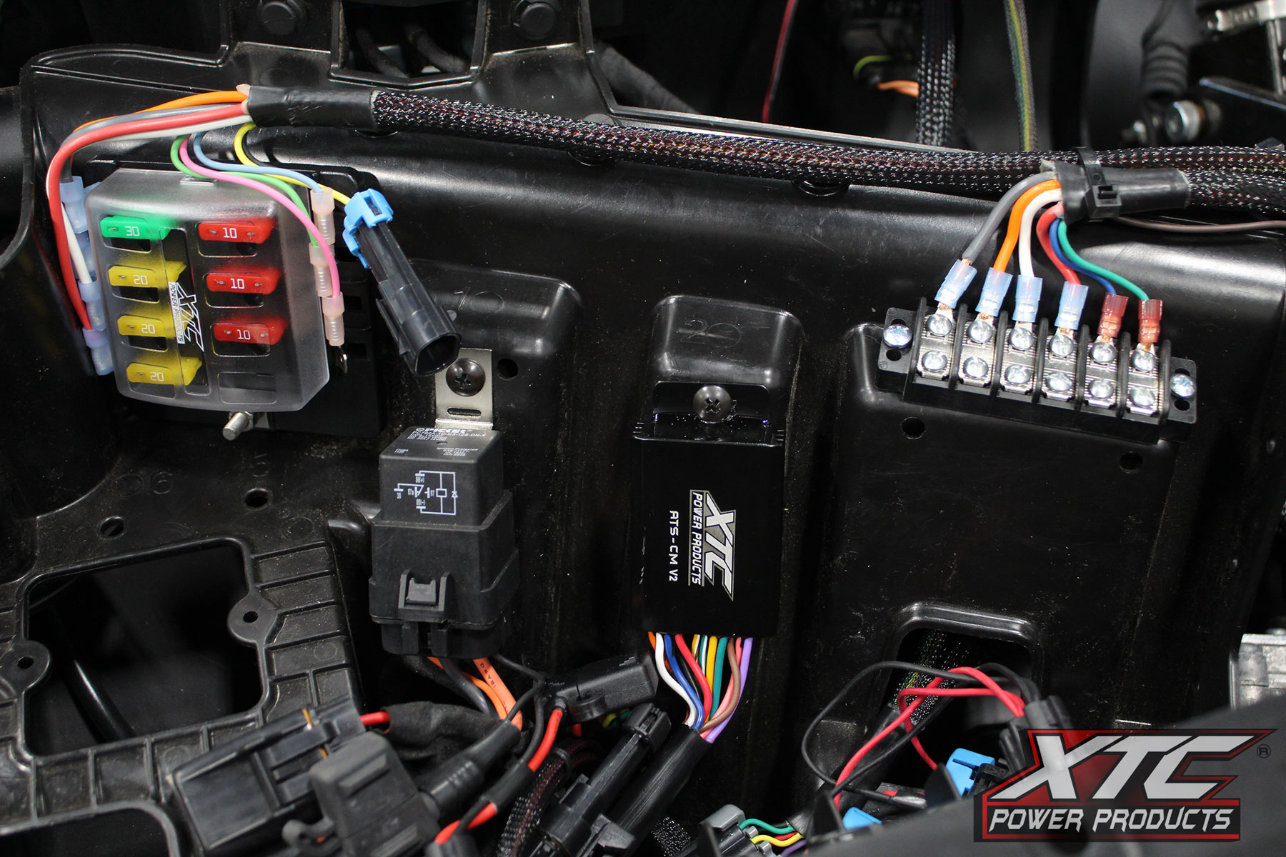 6 Switch Power Control System Installed in Polaris RZR PRO