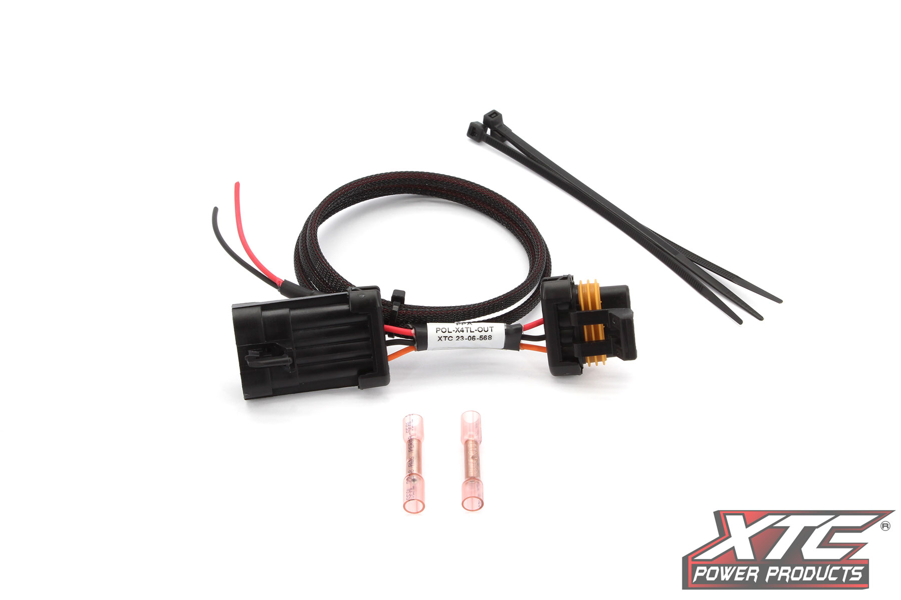 Polaris XP 1000 2024 Tail Light Power Harness for License Plate and Whip Lights
